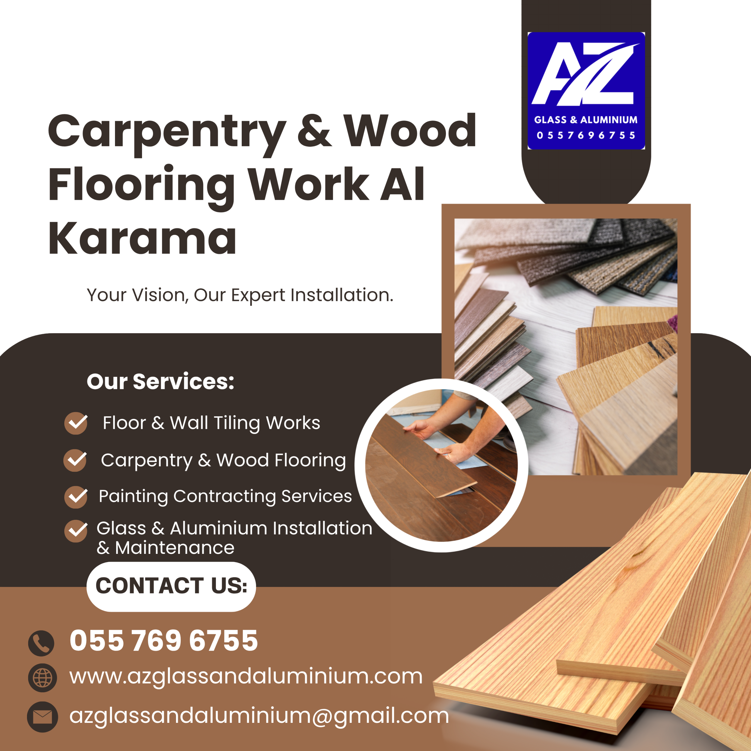 carpentry & wood flooring work al karama
