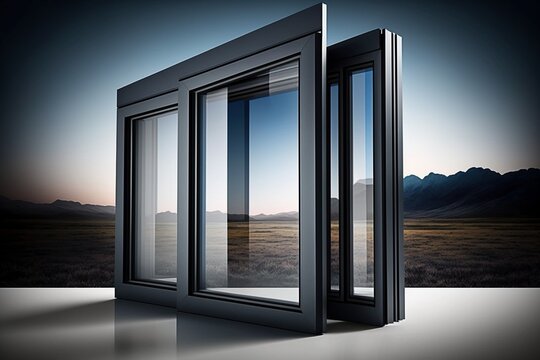 glass and aluminium