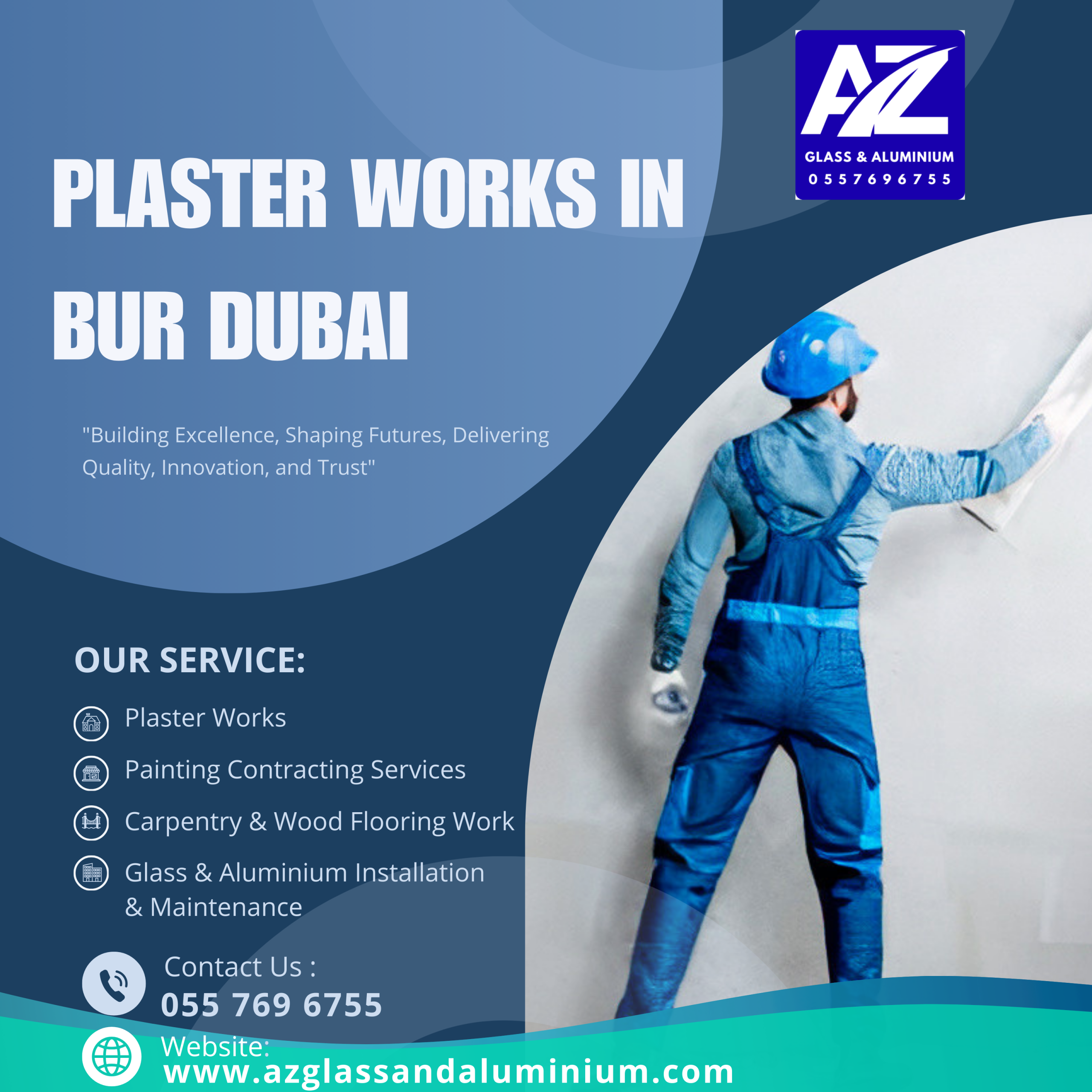 plaster works in bur dubai