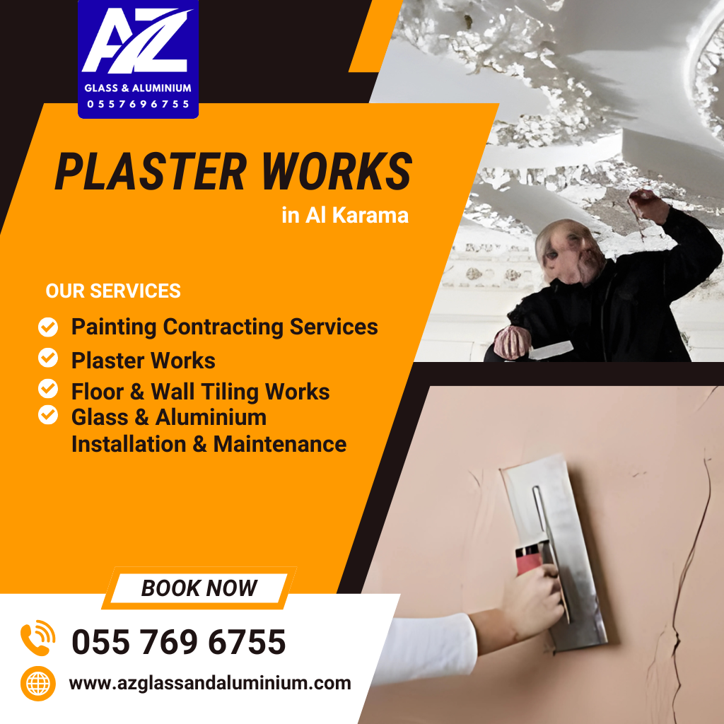 plaster works in al karama