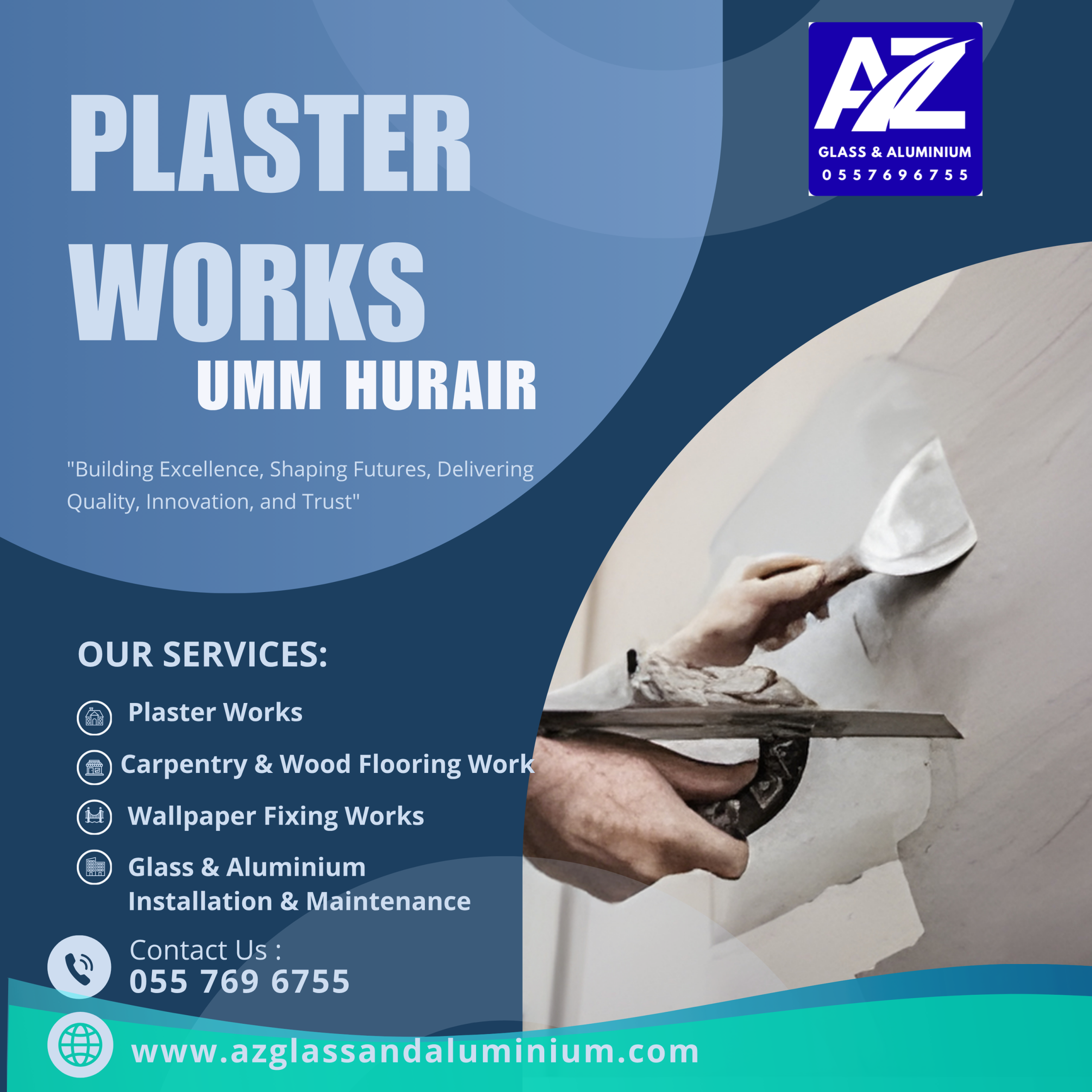 plaster works in umm hurair