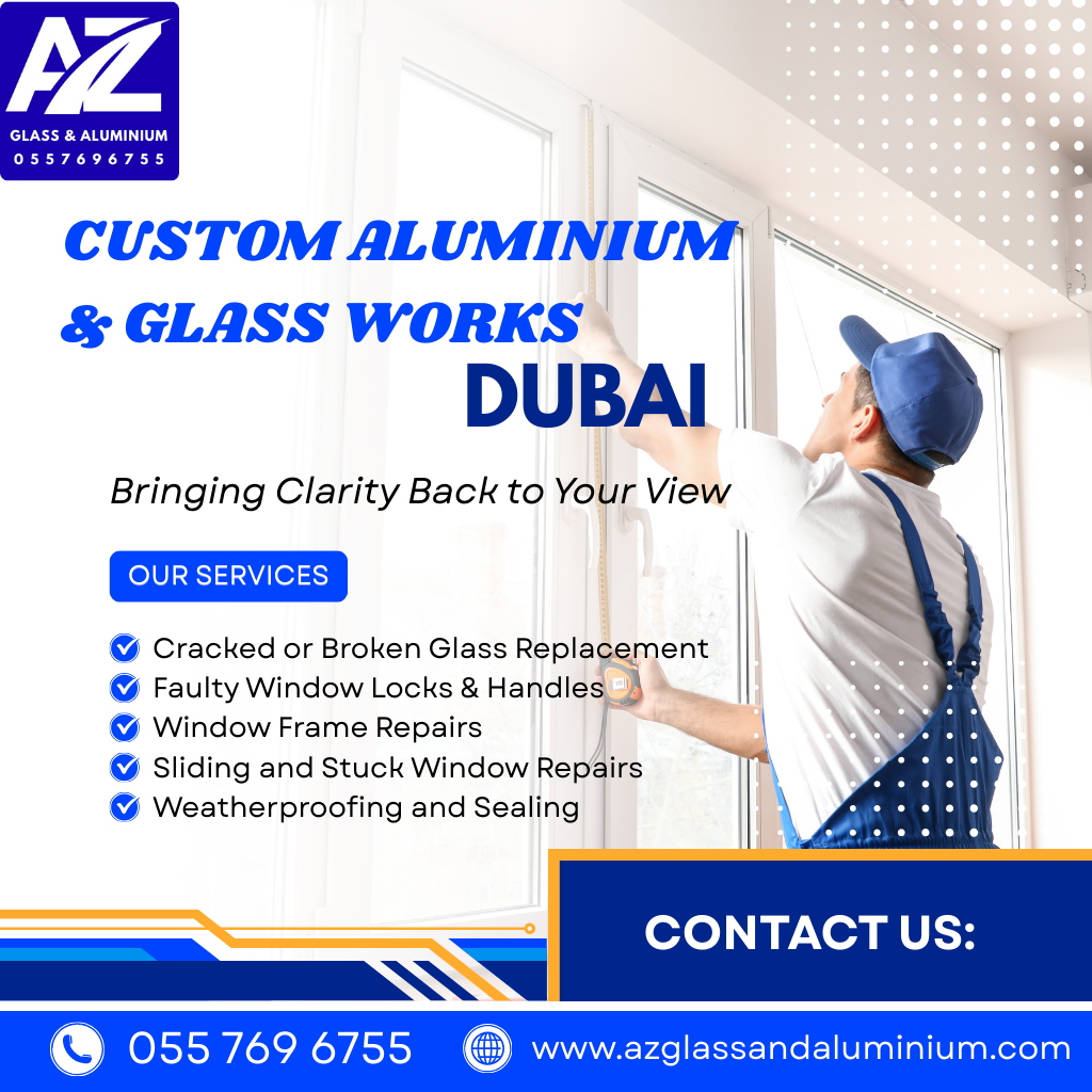 custom aluminium & glass works dubai